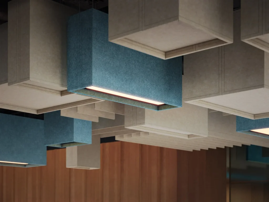 Block architectural lighting from Sabin Lighting.