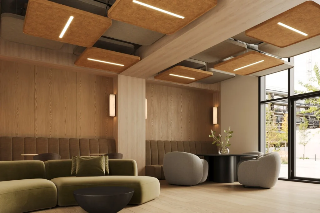 Layer decorative lighting from Sabin Lighting.