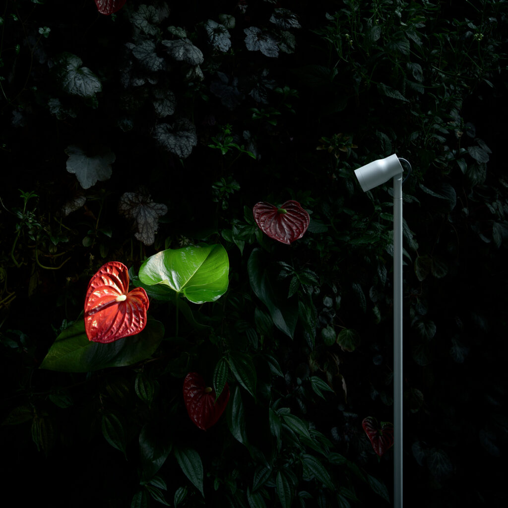 Landlord Spot landscape lighting by Flos.